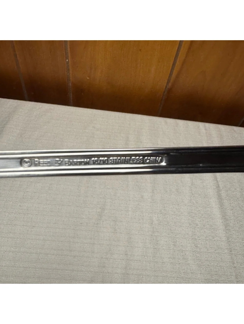 Reed & Barton Richmond Hill I Stainless Pierced Serving Salad Spoon 18/10